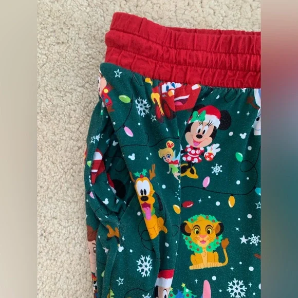 Little Sleepies Adult Size Medium Disney Christmas Parade Bamboo Pajama Pants - Picture 6 of 7